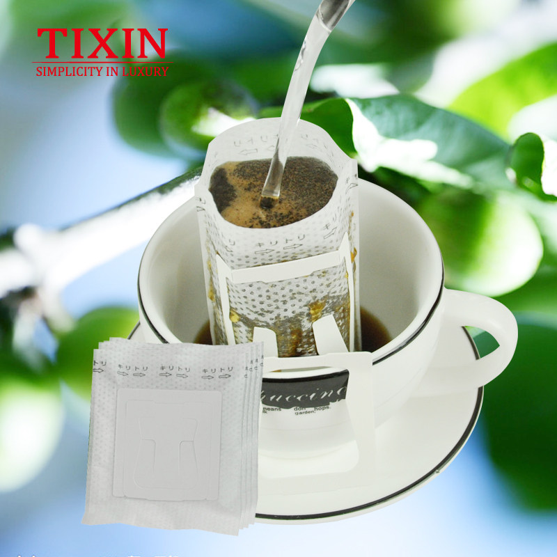 TIXIN/梯信 进口挂耳式咖啡滤纸便携滴漏滤泡网咖啡粉过滤袋50枚