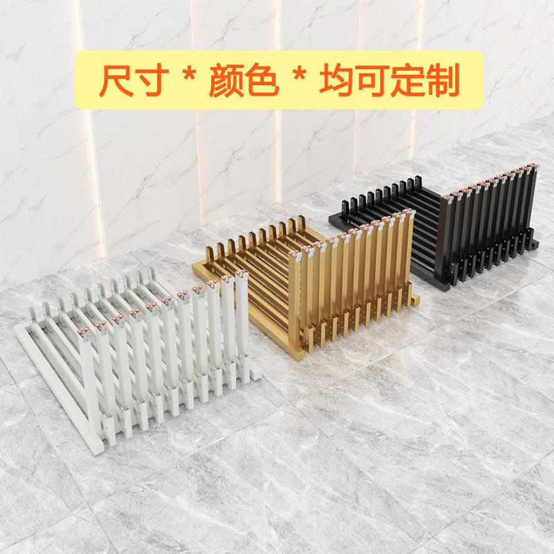 瓷砖大板岩板推拉展示架木地板橱柜门板大理石板抽拉可调节展架