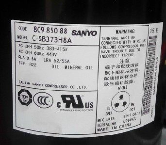 C-SB373H8A C-SB373H8F原装SANYO三洋5P匹热泵空气能空调压缩机,大家电,空调压缩机,淘宝优惠券,粉丝福利购,淘宝优惠卷
