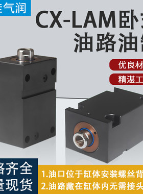扁形卧式板式油路板式薄型油缸HTB/ISD/CX-LAM32 40 50 63X20*25