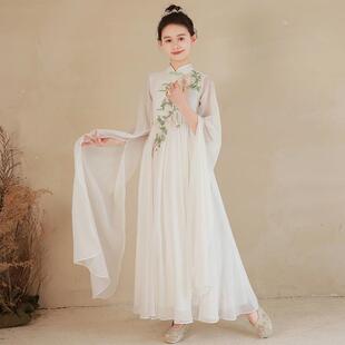 2026新款儿童古筝演出服冬季女大童中国风古典舞合唱团民乐表