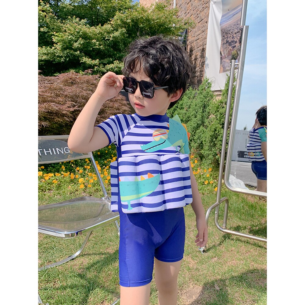 2026新款浮力泳衣宝宝幼儿男童女孩女童婴儿游泳衣连体漂浮泳衣泳