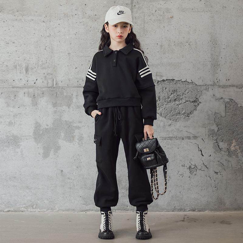 2026新款童装加绒套装冬中大童男女孩通穿POLO卫衣加厚保,童装/婴儿装/亲子装,儿童运动套装,淘宝优惠券,粉丝福利购,淘宝优惠卷