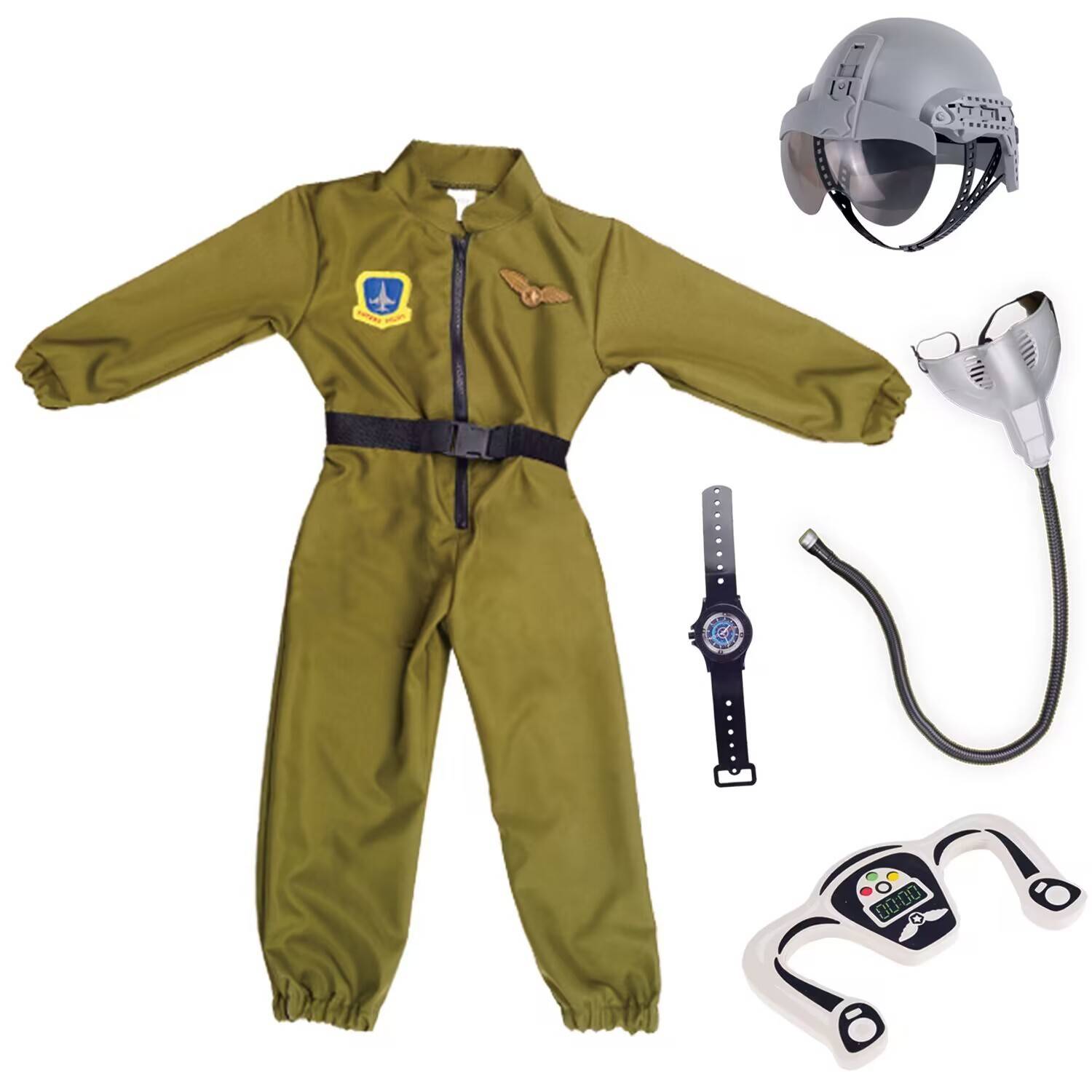 2026新款直销儿童空军警察特警舞台表演服过家家角色扮演服制服套