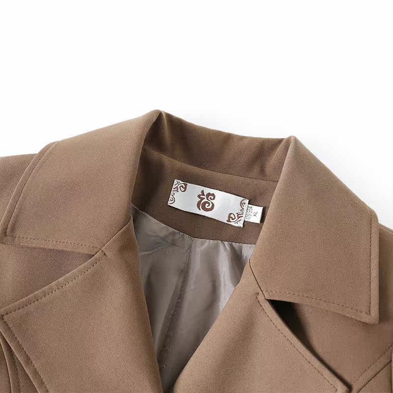 2026新款妈妈装外套女春秋中老年女装中长款风衣大码双排扣上,女装/女士精品,中老年女装,淘宝优惠券,粉丝福利购,淘宝优惠卷