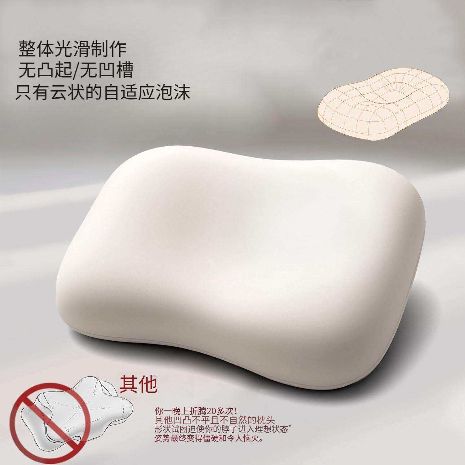 护颈枕记忆棉枕头慢回弹符合人体工学枕头侧卧仰卧专用睡眠枕