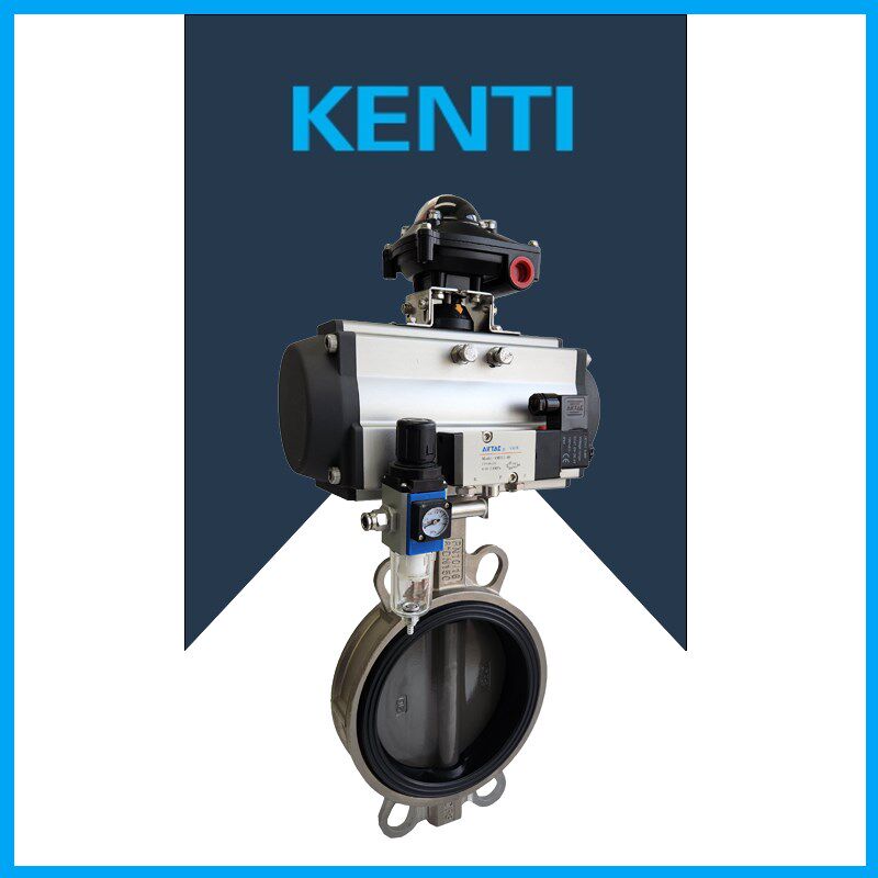 气动蝶阀 碳化钨阀板 橡胶软密封 D671X 新能源锂电行业 禁铜锌