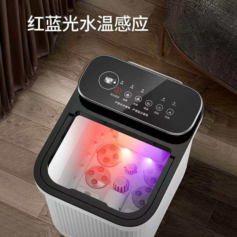 泡脚桶全自动加热恒温电动按摩洗脚盆家用智能全自动熏蒸足浴器