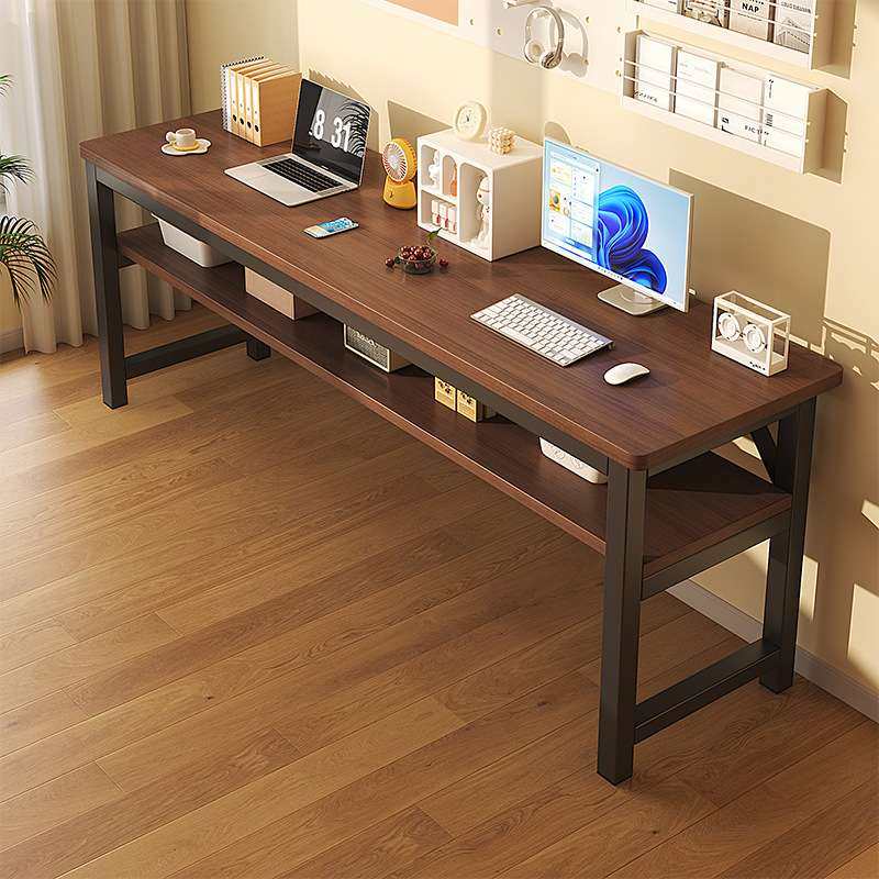 实木芯长条桌家用电脑桌简易双层工作台长方形书桌学生学习写字桌,3C数码配件,其它配件,淘宝优惠券,粉丝福利购,淘宝优惠卷