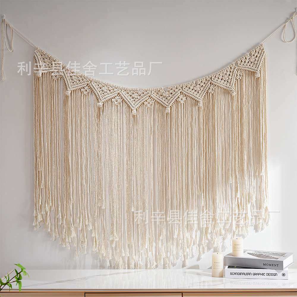 手工编织挂毯门帘流苏壁毯婚庆背景帘波西米亚民宿墙面装饰挂饰,3C数码配件,其它配件,淘宝优惠券,粉丝福利购,淘宝优惠卷