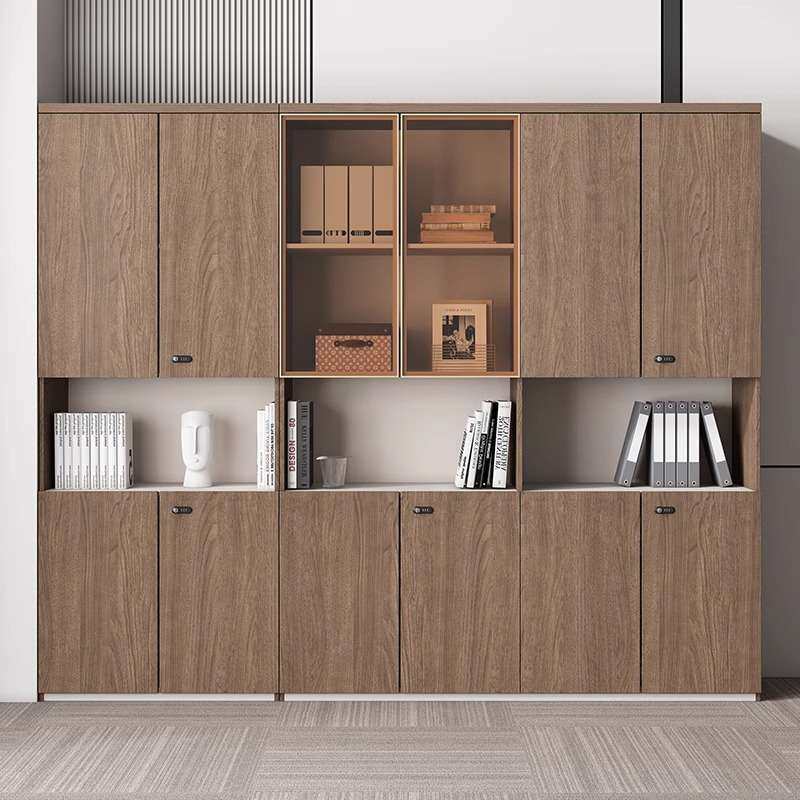 轻奢办公室文件柜资料柜档案公司书柜板式木质柜子组合老板背景柜,3C数码配件,其它配件,淘宝优惠券,粉丝福利购,淘宝优惠卷