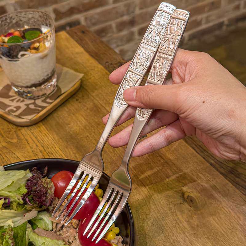 复古！出1810不锈钢沙拉叉甜品家用成人长柄叉子水果叉西餐叉,3C数码配件,其它配件,淘宝优惠券,粉丝福利购,淘宝优惠卷