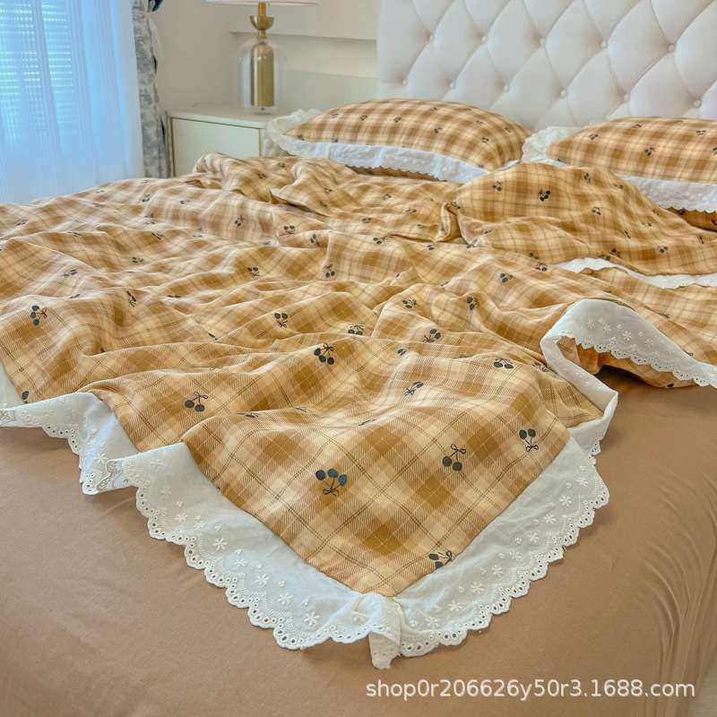 夏季冰丝三件套舒适柔软床单夏凉被凉感被单蕾丝花边水洗棉四件套,3C数码配件,其它配件,淘宝优惠券,粉丝福利购,淘宝优惠卷