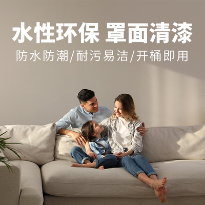 墙面面漆防水清漆透明光油保护漆乳胶漆亮光哑光室内墙防尘外墙