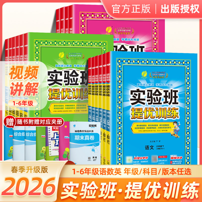 小学实验班提优训练语数英