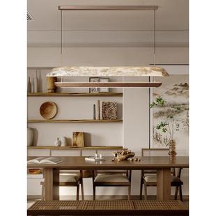 宋代美学餐厅主灯禅意风新中式 酒店吧台吊灯民宿商用收银台长吊灯