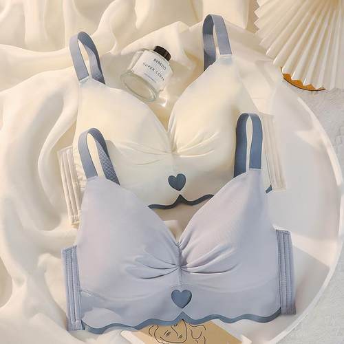 Sihua思画内衣女士文胸内衣女收副乳防下垂无钢圈小胸罩薄款夏..