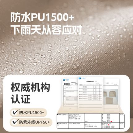 会员精选挪客天幕户外露营野营涂银防晒遮阳棚挡风装备