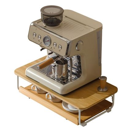 台面咖啡机杯子置物架茶包茶水吧饮水机桌面储物架水杯厨房收纳架