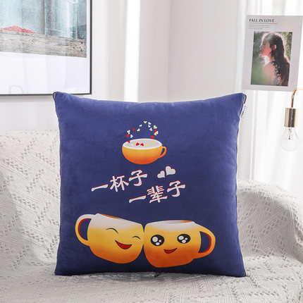 两用抱枕被加厚秋冬保暖午休空调被靠垫枕头被午睡汽车沙发卡通