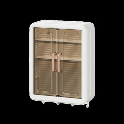 卫生间化妆品壁挂置物架浴室洗漱台免打孔小壁柜厕所收纳储物柜盒