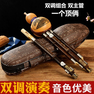 F调 成人儿童小学生专业演奏型双调葫芦丝乐器初学者C调 降B