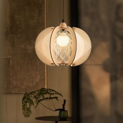 日式餐厅麻绳吊灯侘寂风民宿客栈卧室木艺灯复古吧台藤艺编织灯具