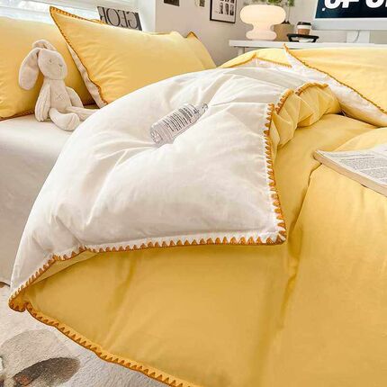 全棉被套单件纯棉被罩单人150x200宿舍2米双人200x230秋冬1.5米