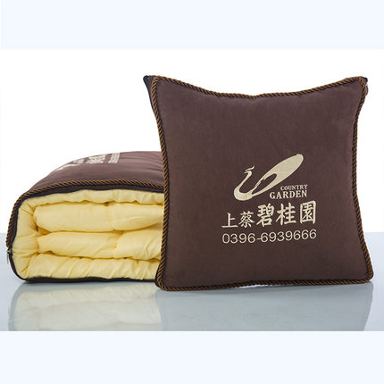 定制抱枕被靠垫汽车两用折叠毯礼品广告logo厂家沙发靠枕午休神器