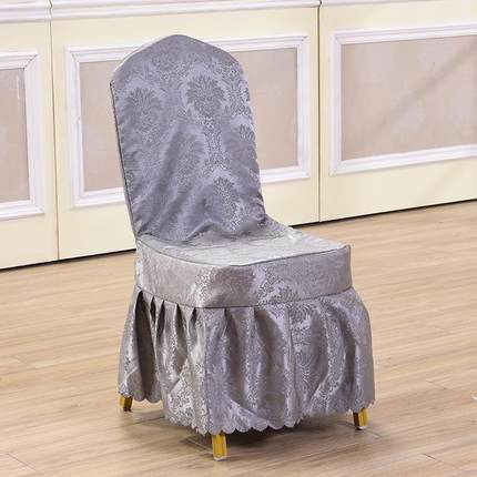 红色酒店椅套饭店椅子套罩餐椅套连身椅子套通用X座套婚庆宴会