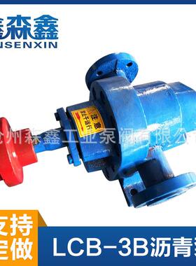 LCB-3B 沥青保温泵 乳化沥青设备配套泵 齿轮泵 厂家供应