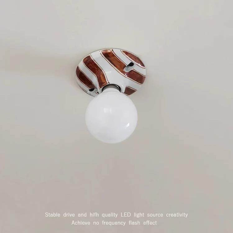 玄关入户过道吸顶灯中古手绘条纹陶瓷楼梯复古民宿洗手台镜前壁灯,鲜花速递/花卉仿真/绿植园艺,割草机/草坪机,淘宝优惠券,粉丝福利购,淘宝优惠卷