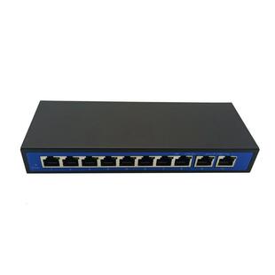 24V百兆8+2PO非标交换机8口POE供电可选12V/24V/36V/48V