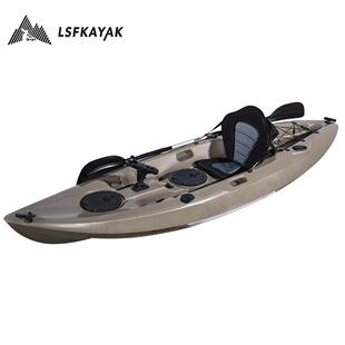 单人平台舟 手划船 滚塑皮划艇皮筏艇 塑料硬艇 塑料单人船单人艇