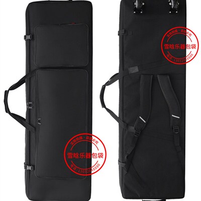 88键电钢琴包 KBP1100/2000/2100DGX650/660加厚防水合成器滑轮包