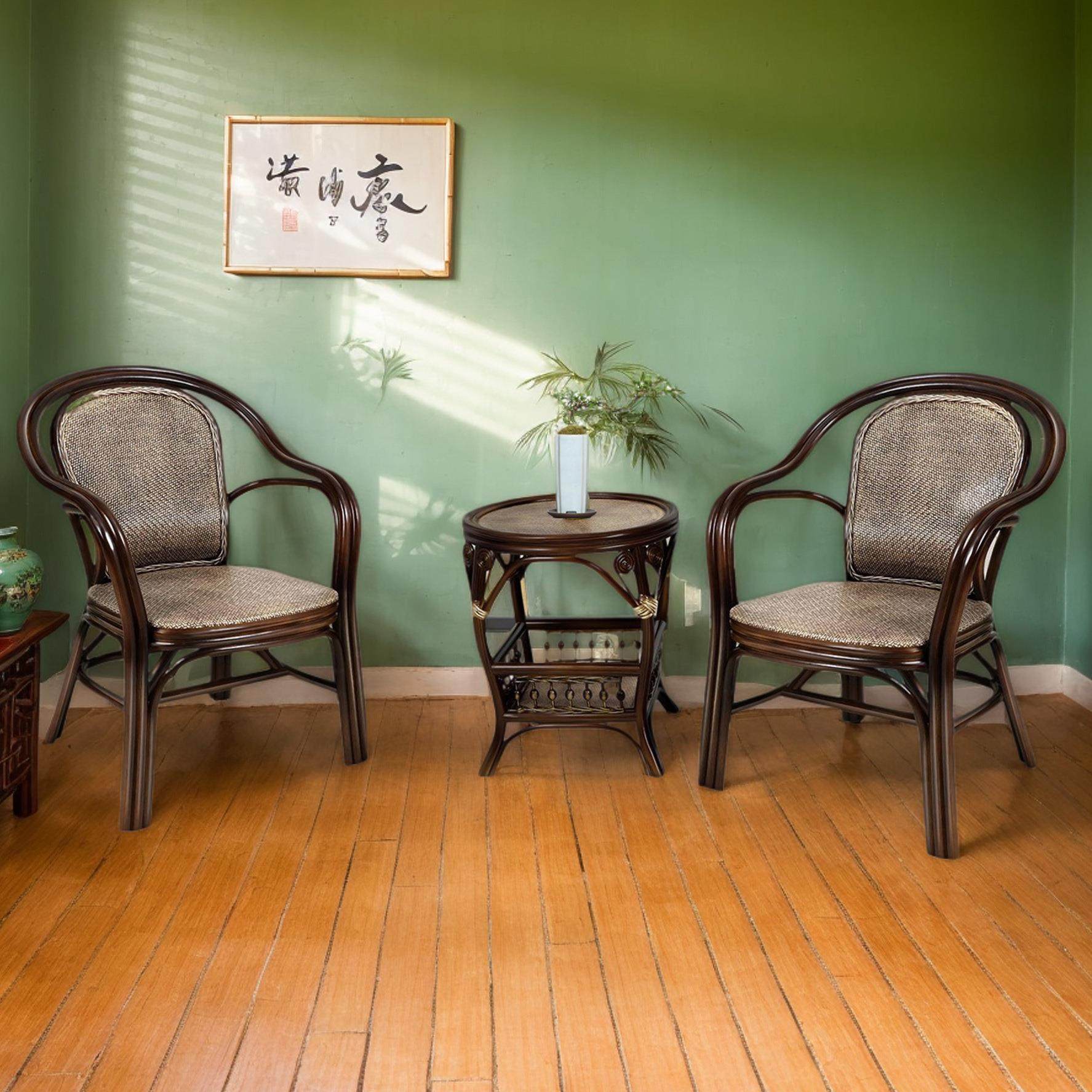 天然真藤阳台休闲藤椅藤编椅子喝茶桌组合三件套靠背椅老藤椅藤条,商业/办公家具,商用藤编家具,淘宝优惠券,粉丝福利购,淘宝优惠卷