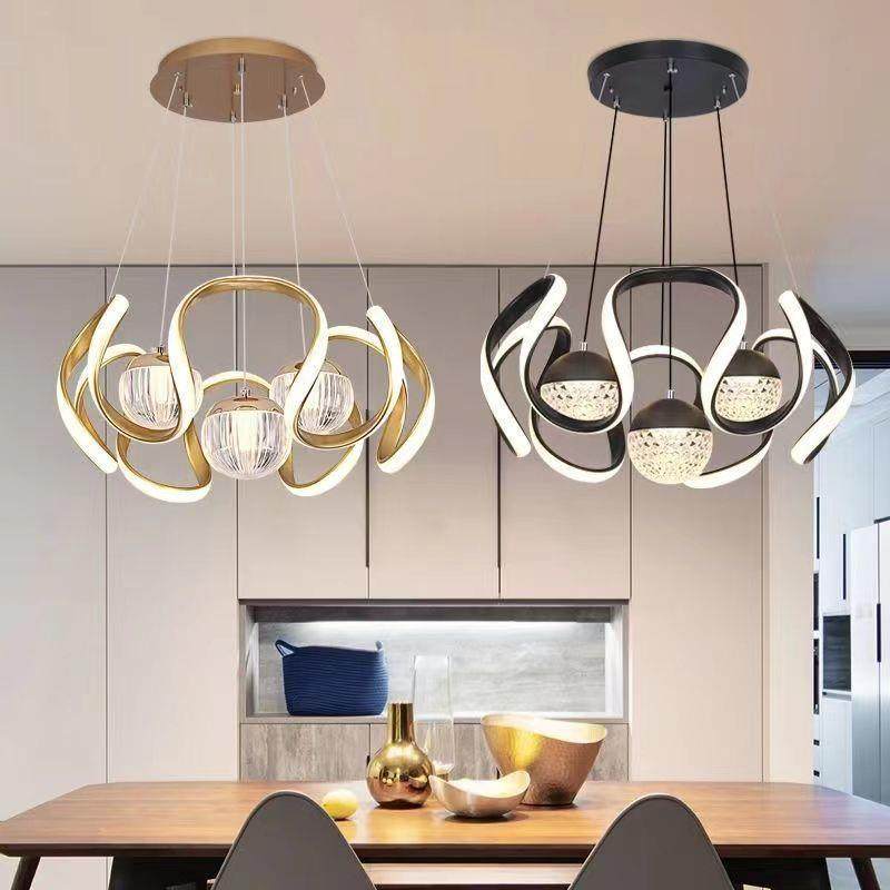 金色圆球书房房间led吊灯创意个性艺术造型餐桌饭厅酒吧前台灯饰,家装灯饰光源,智能吊灯,淘宝优惠券,粉丝福利购,淘宝优惠卷