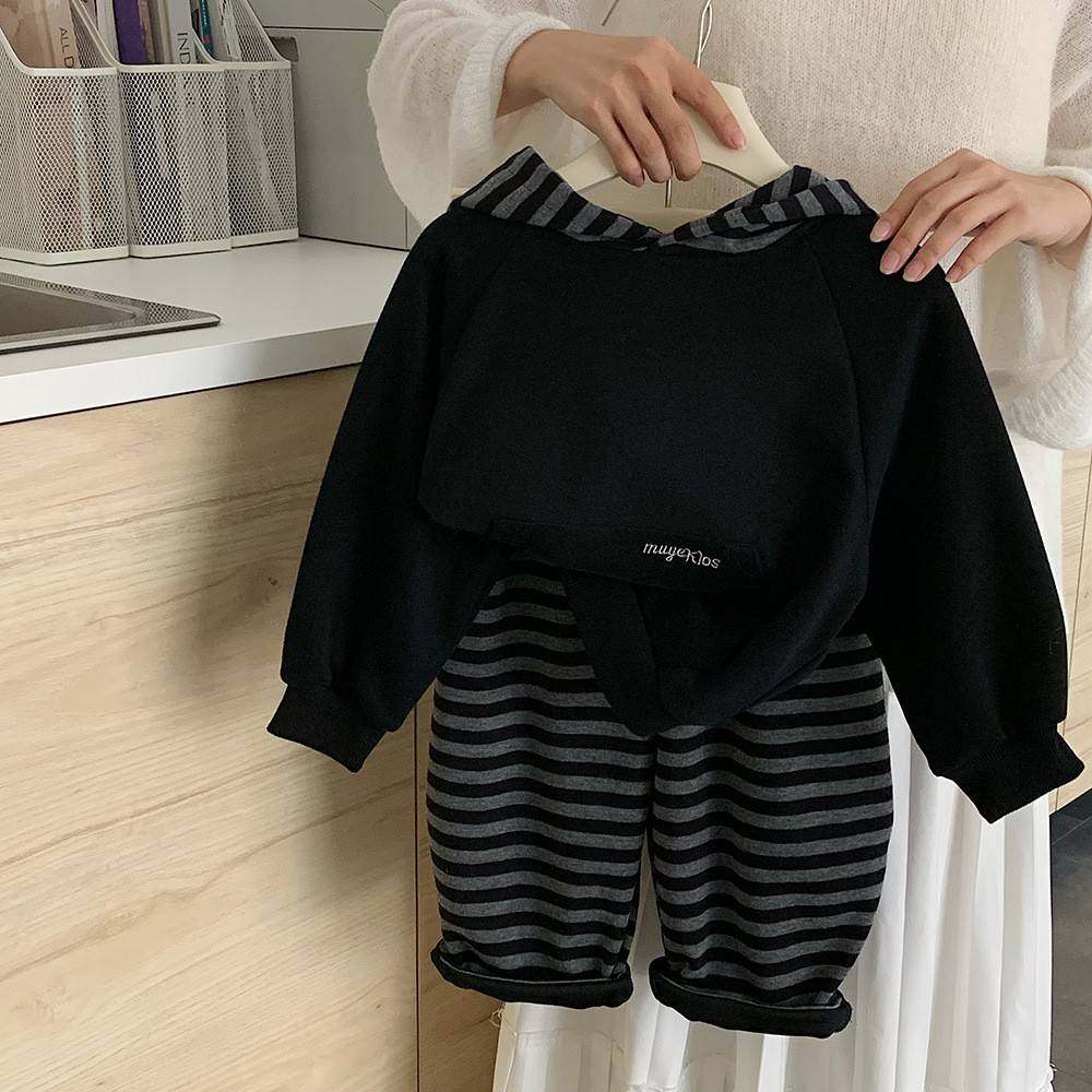 2025新款木野秋季套装湖州织里童装男童韩版连帽卫衣休闲裤两,童装/婴儿装/亲子装,儿童运动套装,淘宝优惠券,粉丝福利购,淘宝优惠卷