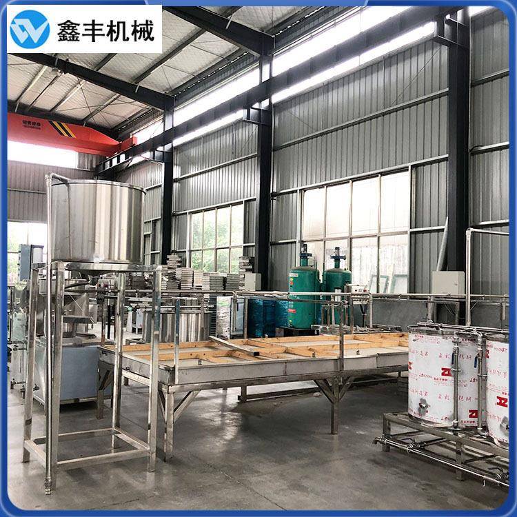 豆制品腐竹机器价格半自动腐竹油皮机视频免费安装调试