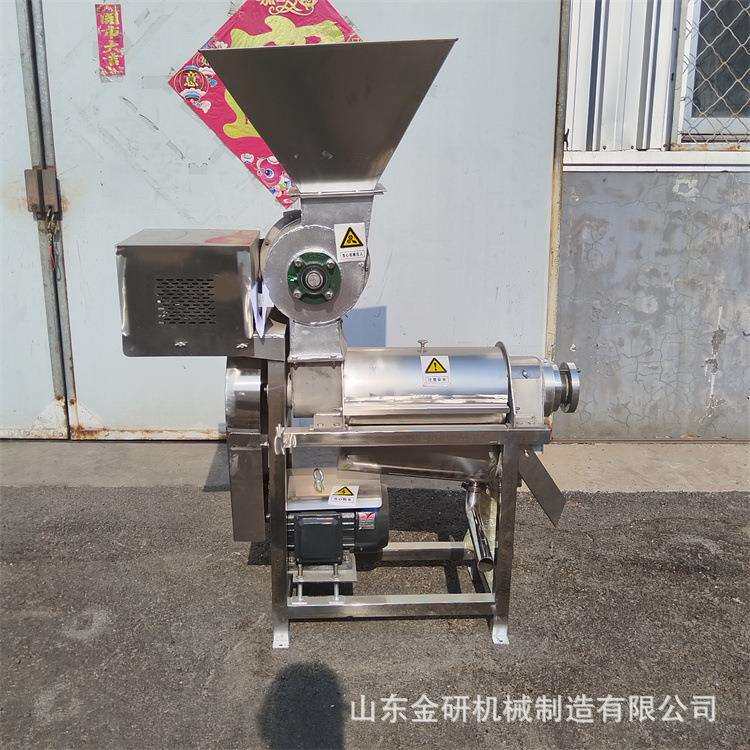大型破碎榨汁机 猕猴桃南瓜螺旋打汁机 不锈钢工业果汁压榨机