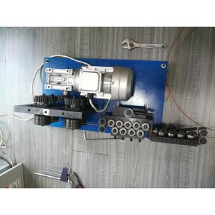 空心管金属线材电动矫直机10轮14轮18轮送料牵引机构 轴承式拉直