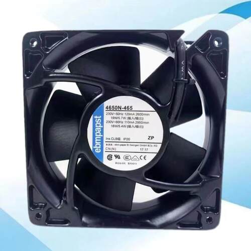 德国ebmpapst 4650N-465 12038 230V 12CM全金属散热风扇轴流风扇