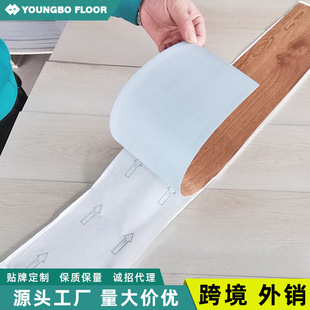 定制PVC地板贴 快装差异化塑料片材PVC地板贴白底膜乙烯基地板