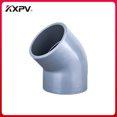 CPVC45°弯头 凯鑫排水管件  化工国标塑料半弯给水管道 供应