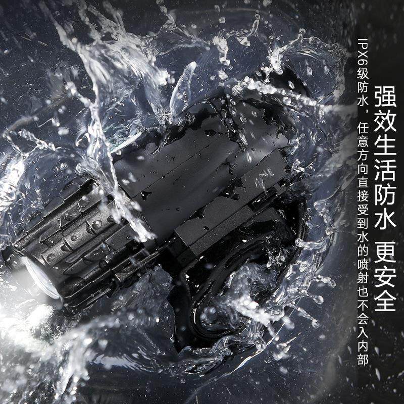 安骑友/NQY自行车灯骑行灯前灯尾灯套装强光手电筒公路车装备配件