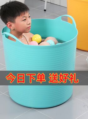 加厚超大号宝宝洗澡桶儿童沐浴桶塑料泡澡桶药浴桶浴室洗澡盆浴盆