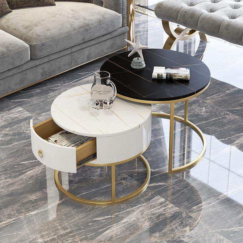 轻奢岩板茶几小户型现代简约北欧大理石圆形网红小茶几桌客厅家用,鲜花速递/花卉仿真/绿植园艺,割草机/草坪机,淘宝优惠券,粉丝福利购,淘宝优惠卷