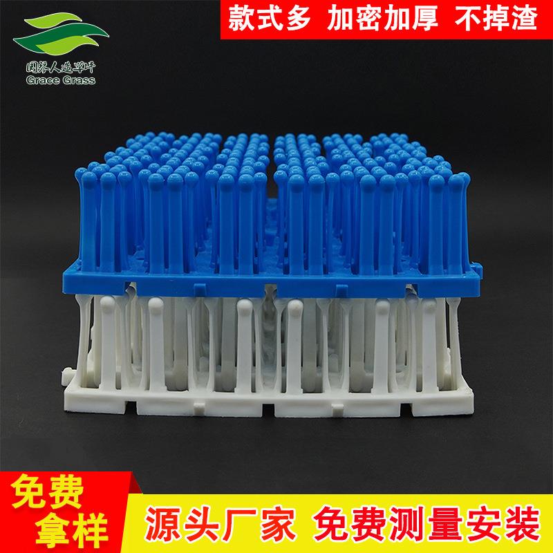 热销户外滑雪滑道滑梯网红游乐设备旱雪滑道人造塑料草坪旱雪坡道