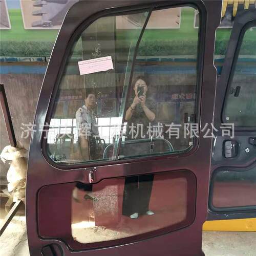 挖掘机驾驶室门 E326D E349D门锁 发动机罩 钩机边门 护网 玻璃