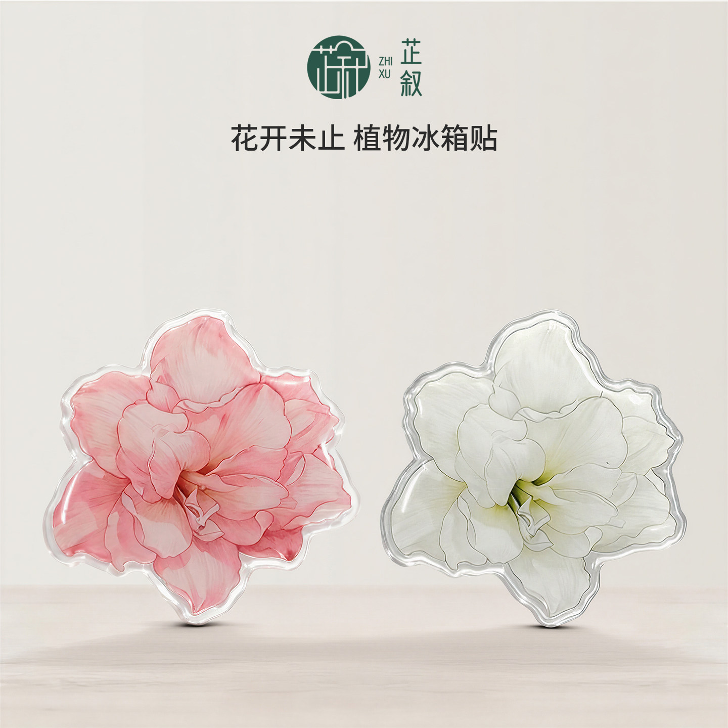 芷叙原创朱顶红冰箱贴阿弗雷玫瑰花漾盆栽磁吸贴家居装饰创意礼物